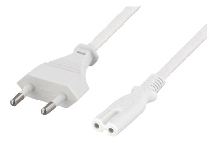 Deltaco DEL-109JP - strømkabel - Europlug til power IEC 60320 C7 - 10 m