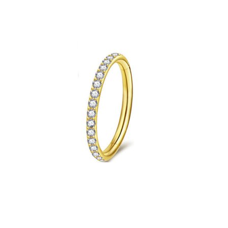 Or blanc, 1,2 * 12 mm diamants örhängen brosk G23 ti