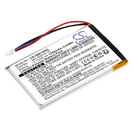 Batteri til Navigator, GPS for Garmin Nuvi 1300, Nuvi 1350, Nuvi 1350T og andre.