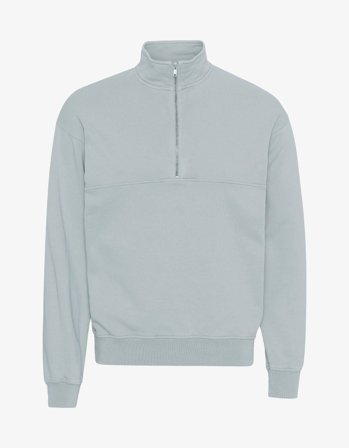 Organic Quarter Zip - Cloudy Grey - S