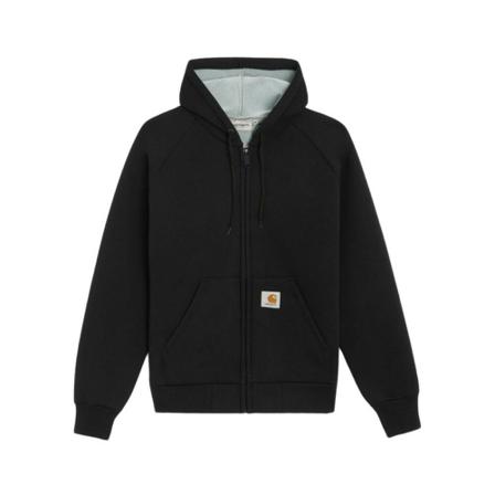 Carhartt Wip Zip-throughs , Zwart , Heren , Maat: S Hoodies & sweatvesten