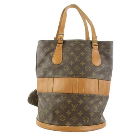 Louis Vuitton Vintage, Pre-owned Leather louis-vuitton-bags Bruin, Dames, Maat:ONE Size