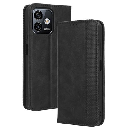 Till Ulefone Note 16 Pro Vintage Plånboksfodral / fodral - Svart