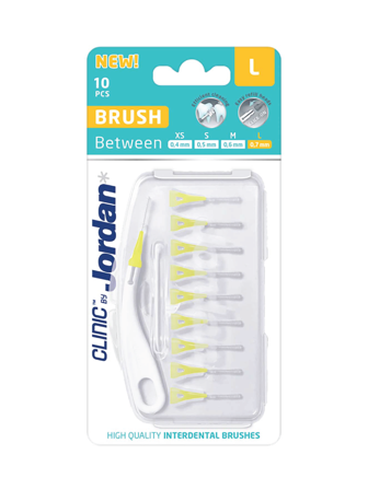Jordan Clinic Brush Between L - 0,7 mm, 10 stk.
