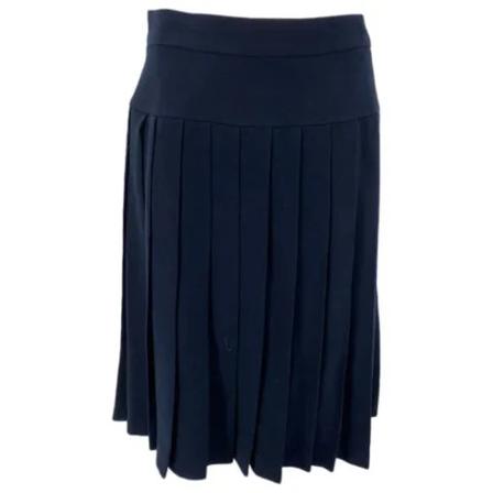 Chanel Vintage Pre-owned Uld underdele Blå, unisex Vintage Nederdele