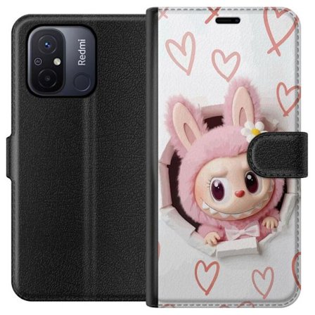 Kompatibelt Lommeboketui til Xiaomi Redmi 12C Vinyl monsterfigur kawaii utgave samlerdukke