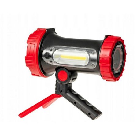 Pro FICKLAMPA MED LED OCH BATTERI OCH RÖRLIGT HANDTAG 350 LM + 180 LM