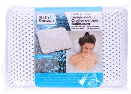 Mjuk Badkudde med sugkopp