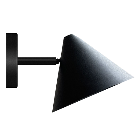 Westal Tratt Micro Seinävalaisin GU10, ilman valonlähdettä Musta, Valaistus