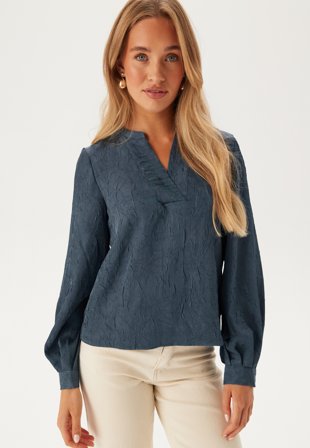 Object Collectors Item Objjohnson Re L/S V-NECK TOP N Bering Sea Klær