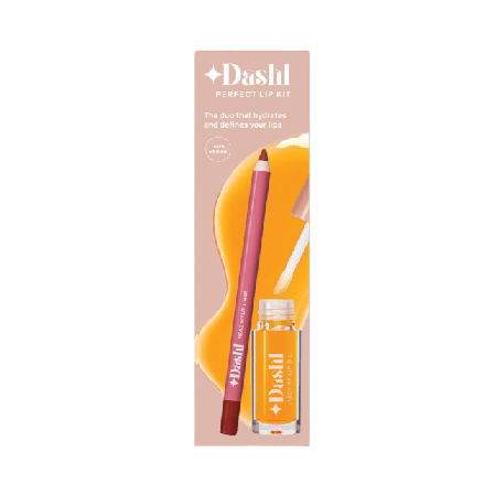 DASHL Perfect Lip Kit Läppstift Unisex Brun 3,9ml & 1,2g