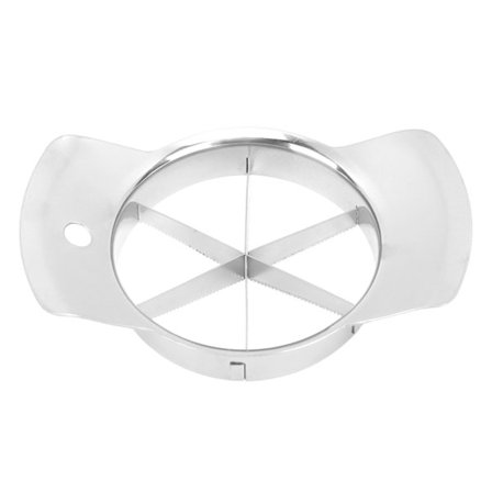 Appelsin eple pære kutter appelsinkutter 304 rustfritt stål fruktkutter hjem fruktkutter slicer sølv