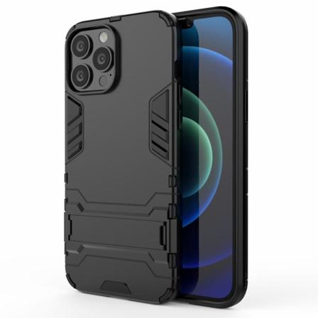 Iphone 13 Pro Max - Hybrid Armor Skal Kickstand - Svart