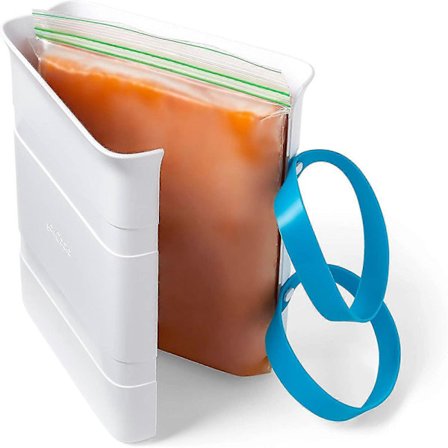 1/2-pakkaus pakasteruokien palojen valmistaja, lounasrasia-astiat jäännösten ja keiton pakastamiseen - SNNGV 1kpl