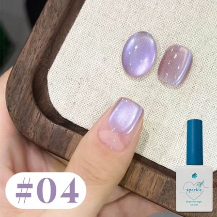 10 st Romantisk Pop Cat Eye Gel Nagellack Populär Vit Högdensitet Magnetiskt Pulver Spegel Glas Pärla Nagel Gel Skönhetstillbehör