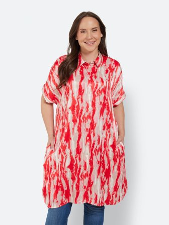 CISO - Skjorte Kjole - Rød Mix