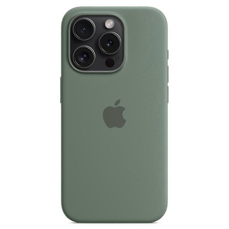 Silikone magnetisk telefoncover til iPhone 15 Pro Max, kompatibelt med MagSafe
