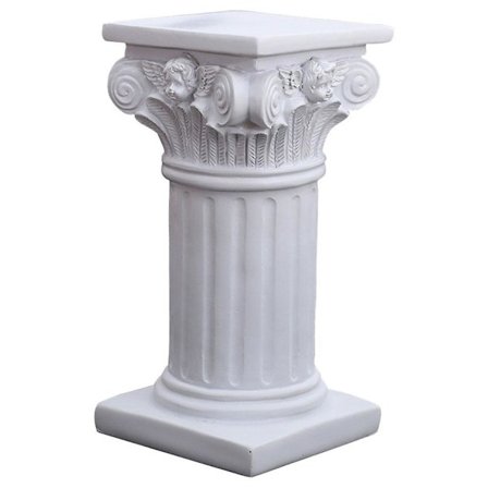 Romersk Søjle Statue Sockel Lysestager Stativ Skulptur Have Layout DecoBY