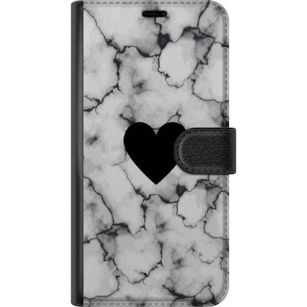Samsung Galaxy S24 FE Plånboksfodral Marmor Hjärta