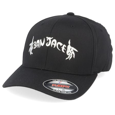 Gamerz - Svart flexfit Caps - Ban Jace Black Flexfit @ Hatstore