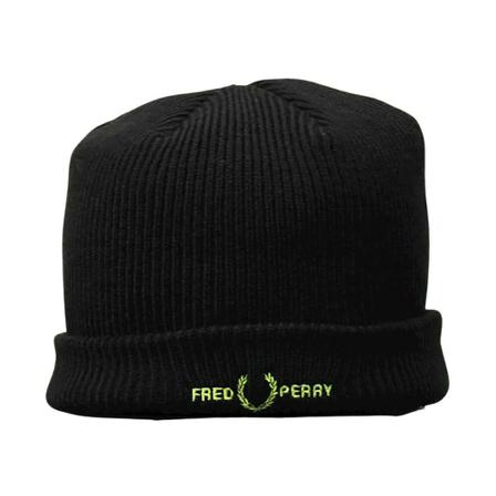 Fred Perry, Beanie Zwart, Heren, Maat:ONE Size