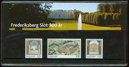 Danmark 2004 - Frederiksberg Slot 300 år - AFA souvenirmappe 56