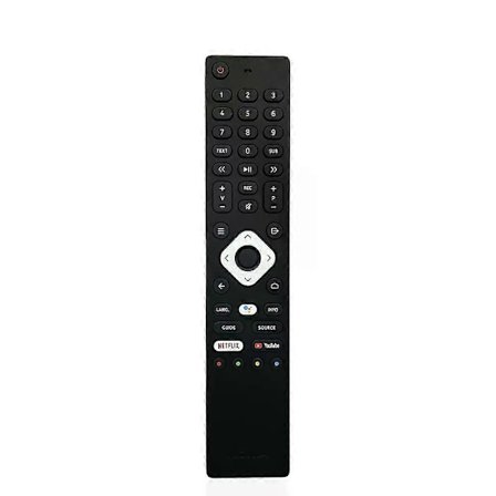 Fjärrkontroll för röststyrning kompatibel med Nokia SMART TV 5000A SMART TV 5500A 5800A 6500A 7500A-WELLNGS