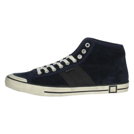 D.a.t.e., E20-126 Sneakers alta Blauw, Heren, Maat:40 EU,strepen