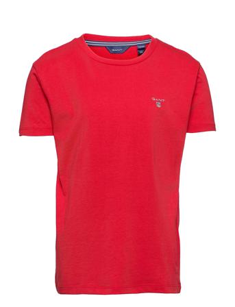 Original Ss T-Shirt T-shirts Short-sleeved Rød GANT