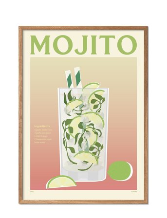PSTR Studio Pstr Studio - Pstr Studio X Elin Pk - Mojito - Multi/patterned - 50X70CM