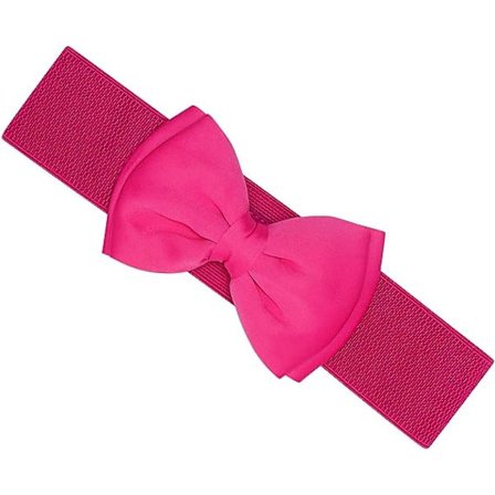 Sashbælte til kvinder - 1950'er vintage-stil satin sløjfebælte - bredt elastisk bælte til kvinder - klassisk bredt bælte til kjole, frakke og skjorte 