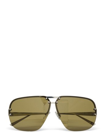Weekday Tinted Aviator Sunglasses - Yellow - ONE SIZE