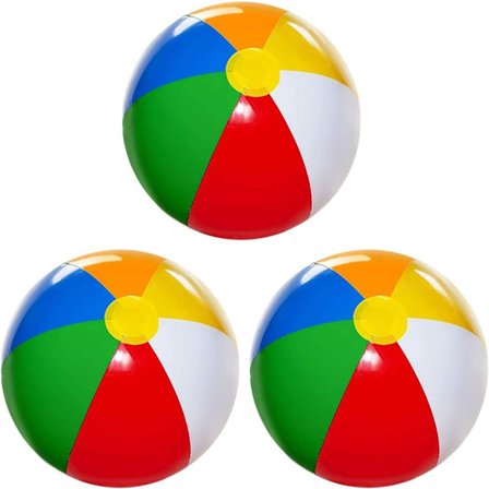 Strandbollar [3-pack] 11,8" Uppblåsbara Strandbollar för Barn - Barn