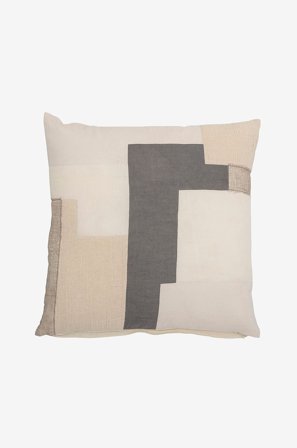 Bloomingville - Pute Maje - Grå - Pynteputer & putetrekk - 50X50 - Fra Homeroom