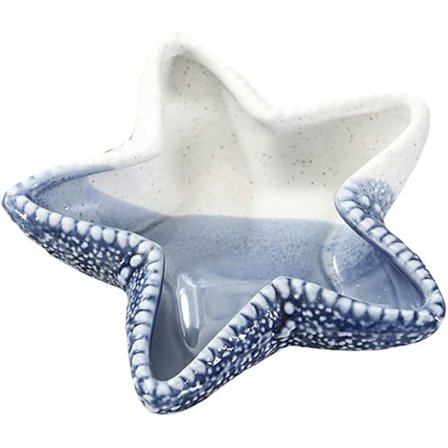 Keramisk smykkeskål Stjerneformet design Ringfat Dekorativt pyntefat Forlovelsesgave til forlovede Ringfatholder Bryllupsringholder