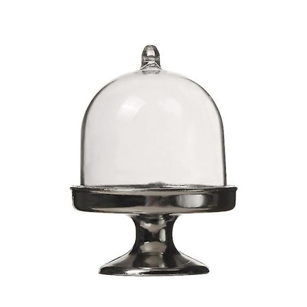 48 st Mini Plast Cupcakesställ med Lock Små Cupcakesställ Runda Kakställ Mini Kakhållare med Lock