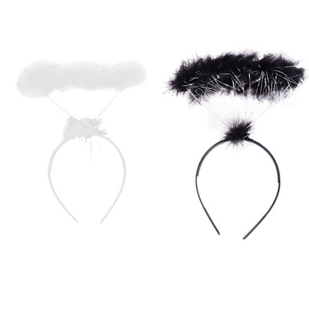 Flapper pandebånd til kvinder piger damer fluffy halo engel H