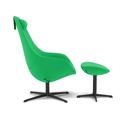 Varier Furniture Kokon - Green Wool - Black base