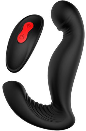 Cheeky Love Swirling P-pleaser Black Fjärrstyrd Prostatavibrator - Blushme.se