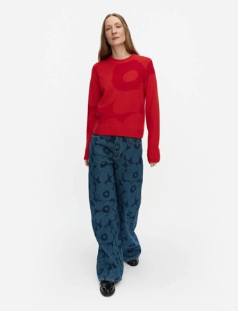 Marimekko Aukio Unikko - Red - XS