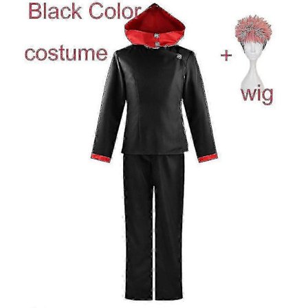 Anime Itadori Yuji Cosplay Kostume Jujutsu Kaisen Yuji Itadori Kostume Paryk Halloween Toppe Bukser