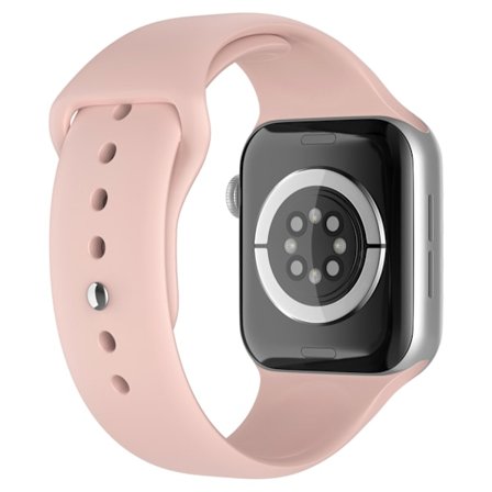 Apple Watch 38/40/41/42 mm Silikon Armband (M/L) Sand Pink
