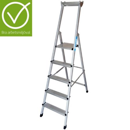 Zarges XLstep S Trappstege 5 steg, Stegar