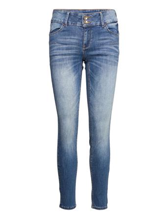 Trousers Denim Lilly Midblue Skinny Farkut Sininen Lindex