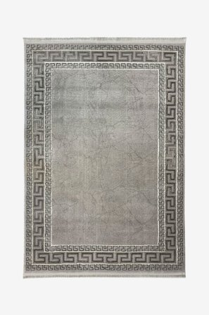 KM Home - Matta Delux - Grå - Slätvävda mattor - 80X150 - Från Homeroom