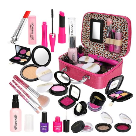Washable Kids Makeup Toy Set with Cosmetic Bag