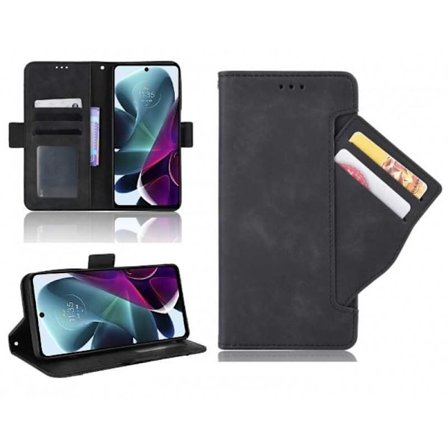 Motorola Moto G200 lompakkokotelo PU-nahkainen 6-POCKET Winston V3
