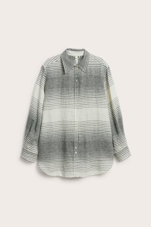 Kappahl | Linneskjorta Mörkblå S | Mörkblå