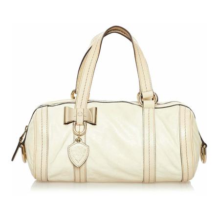 Gucci Vintage, Handbags Wit, Dames, Maat:ONE Size,leather