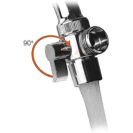 Hanan kytkentäadapteri keittiön pesuallashanaan jakoventtiili vesihanan liitin WC-istuimen bideen suihkuun keittiötarvikkeet